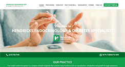 Desktop Screenshot of hendricksdiabetes.com